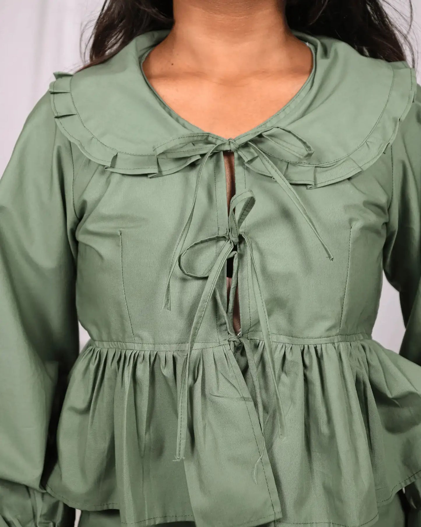 Green Tide Designer Shorts Co Ord Set - wearendlessbloom