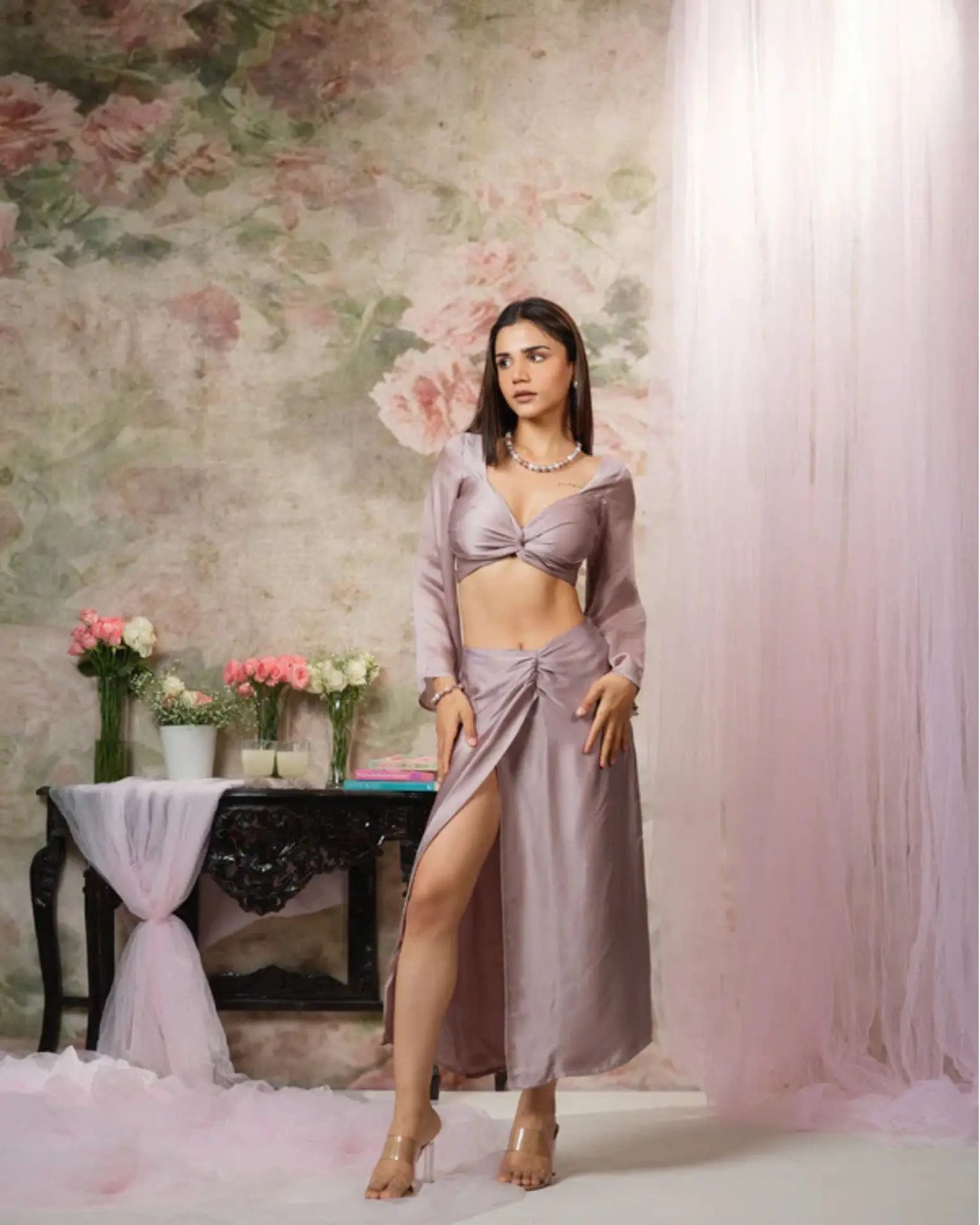 Retro Satin Crop Top - wearendlessbloom