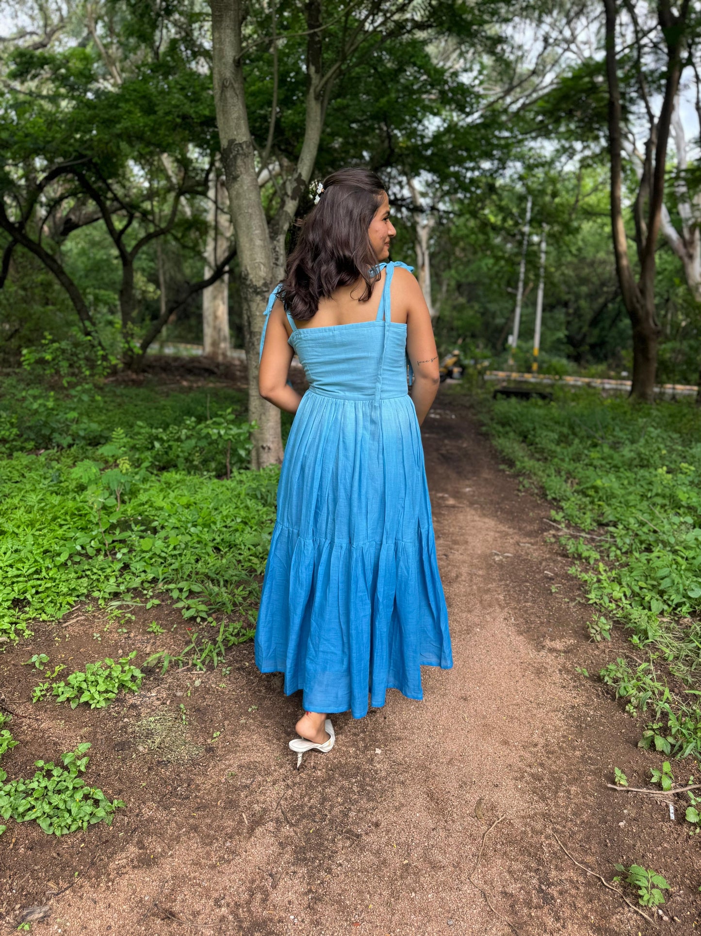 Blue shaded blush dress - wearendlessbloom