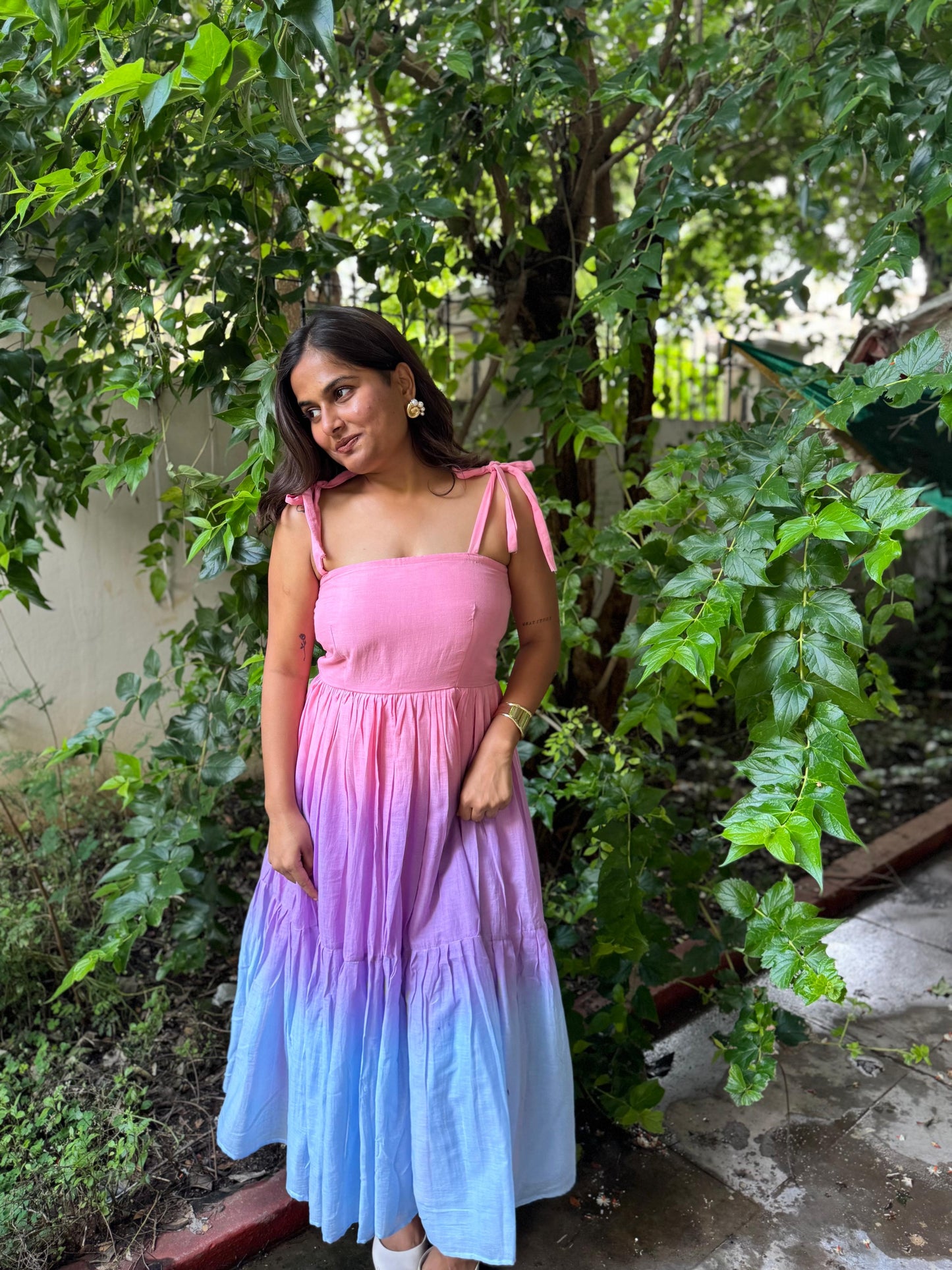 Pink and lavender blush midi dress - wearendlessbloom