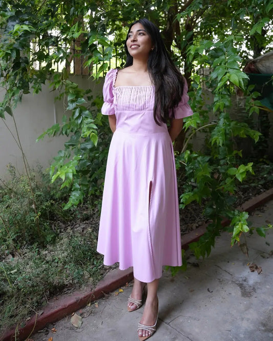 Pleated Cotton Dress - wearendlessbloom