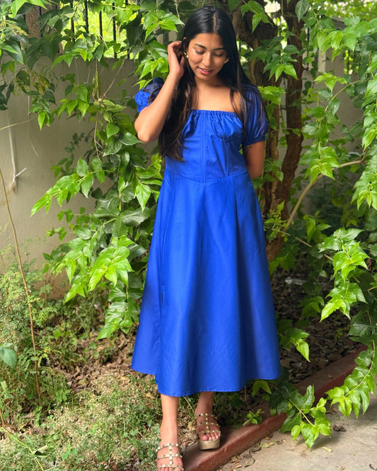 Blue Corset Dress - wearendlessbloom