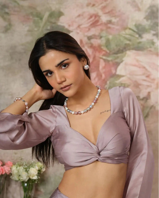 Retro Satin Crop Top - wearendlessbloom