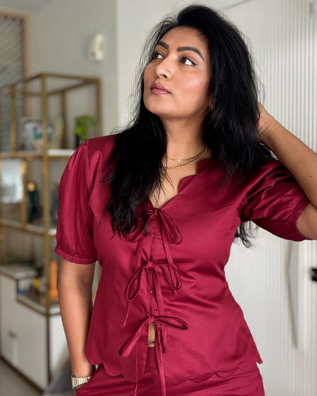 Maroon Cord Set - wearendlessbloom