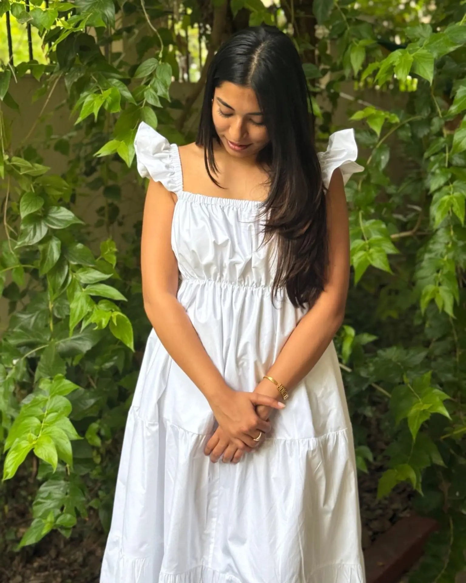 White Cotton Dress - wearendlessbloom