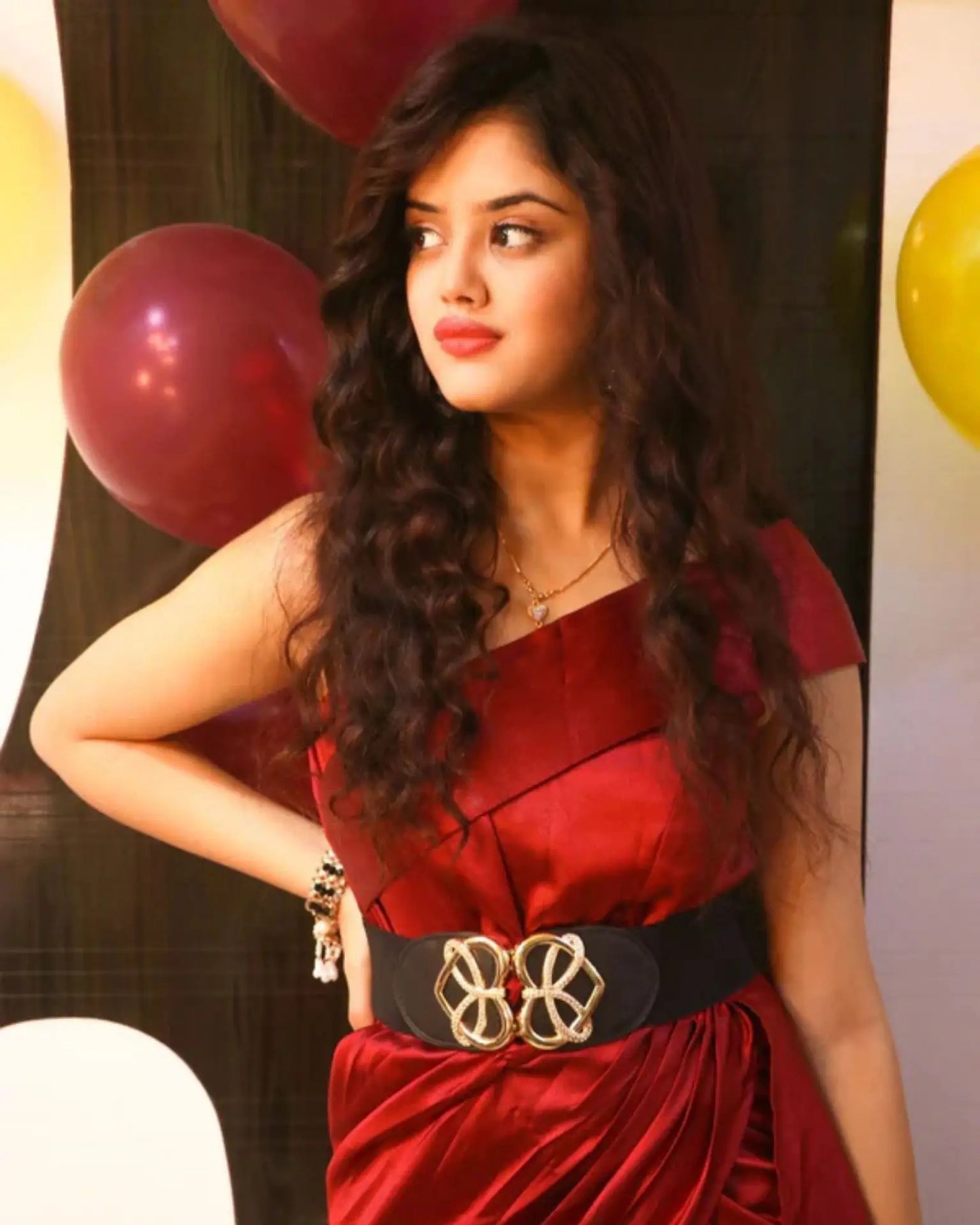 Scarlet Satin Dress - wearendlessbloom