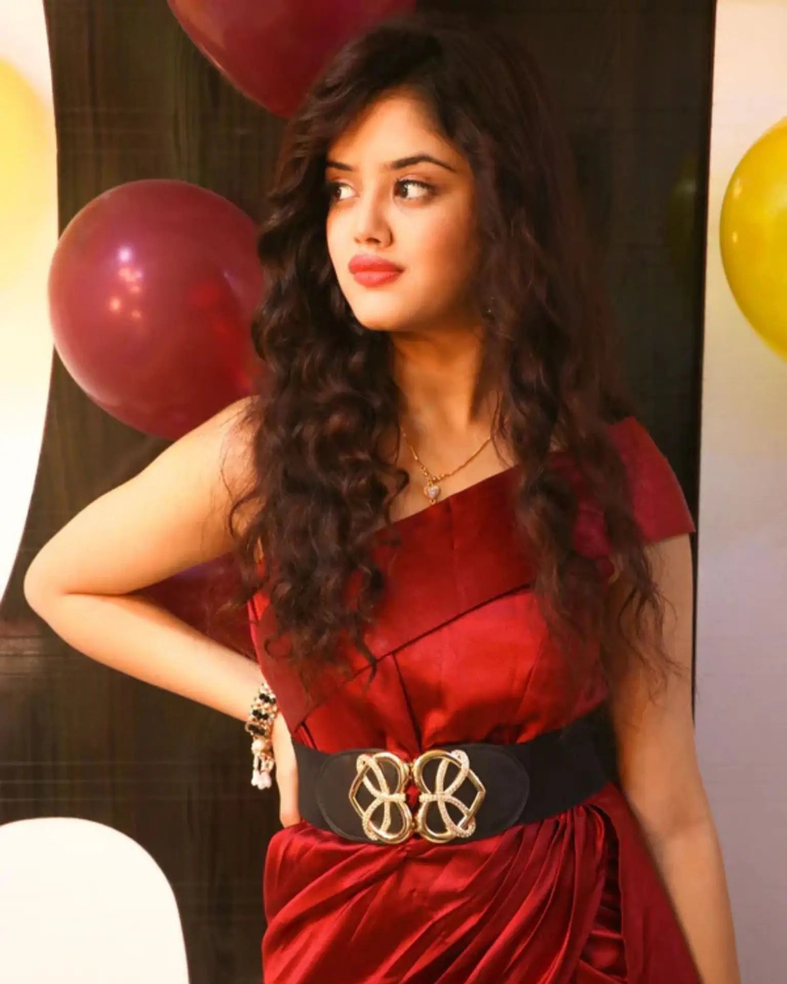 Scarlet Satin Dress - wearendlessbloom
