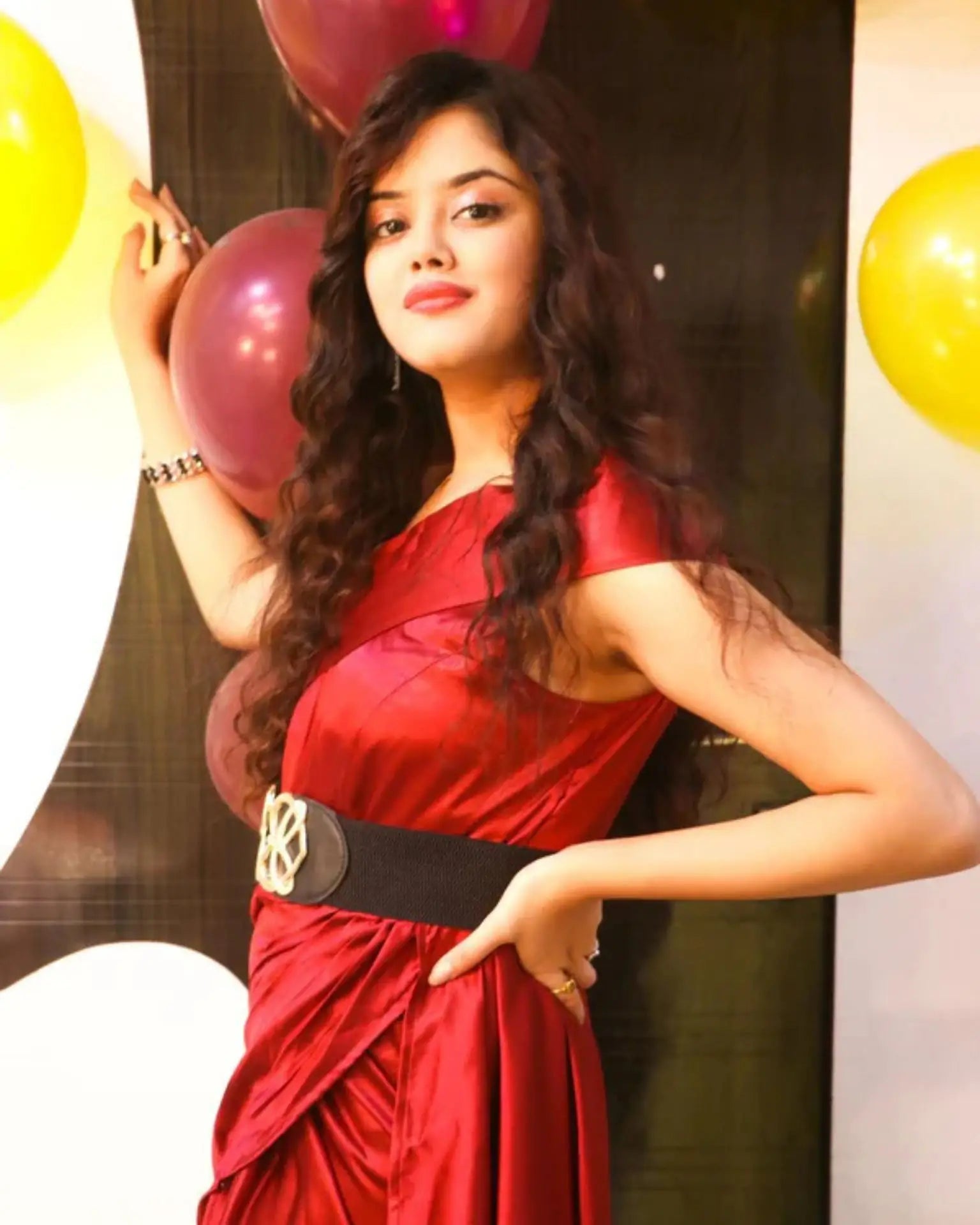 Scarlet Satin Dress - wearendlessbloom
