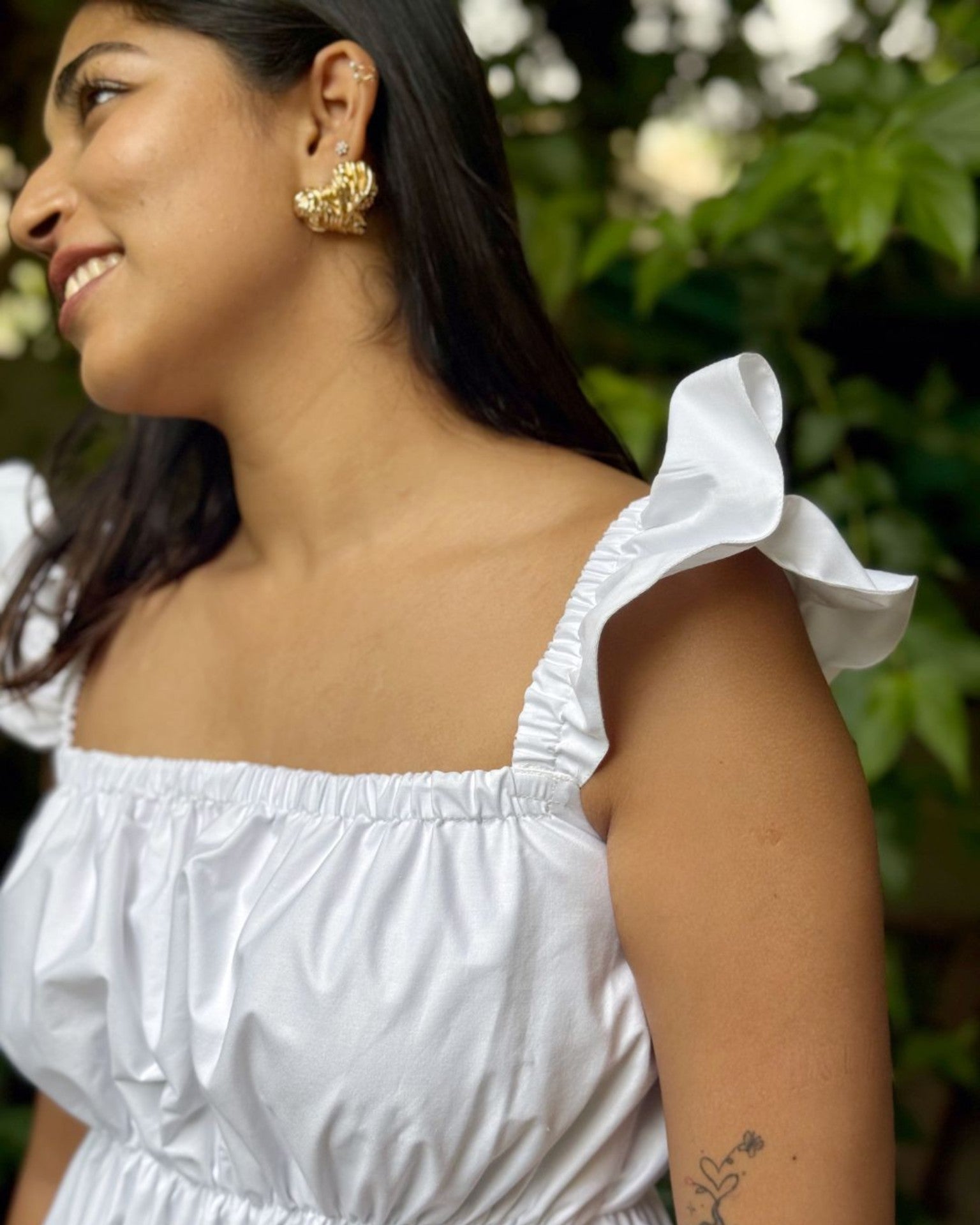 White Cotton Dress - wearendlessbloom