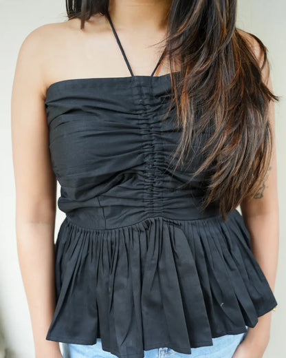 Black Cotton Top - wearendlessbloom