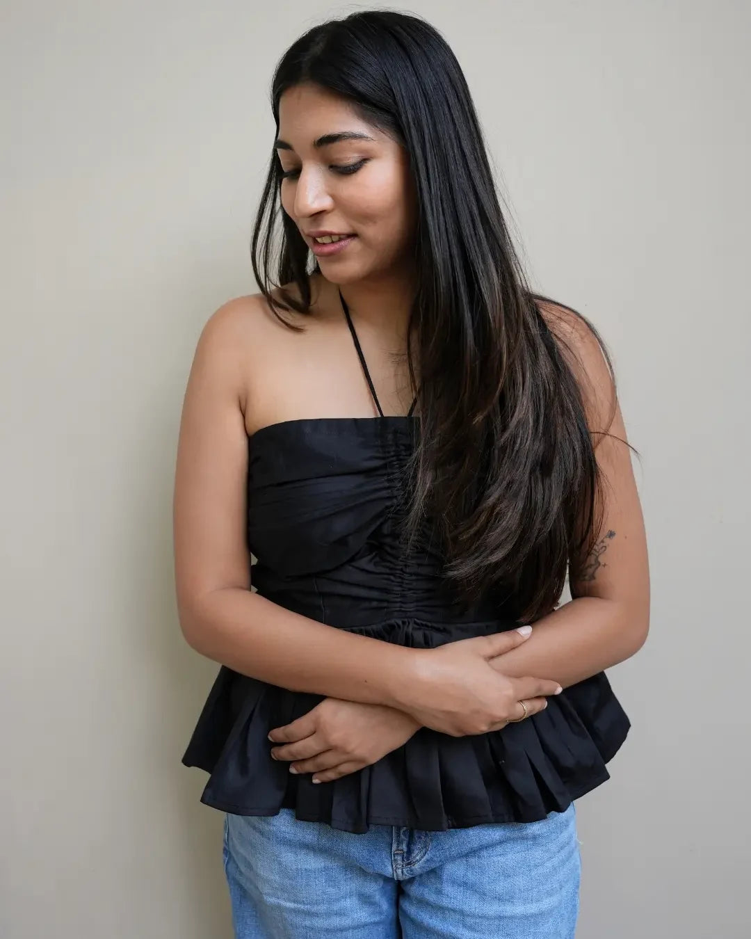 Black Cotton Top - wearendlessbloom