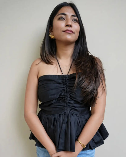 Black Cotton Top - wearendlessbloom