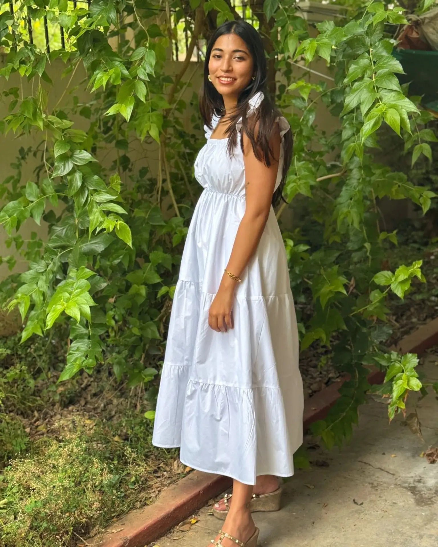 White Cotton Dress - wearendlessbloom