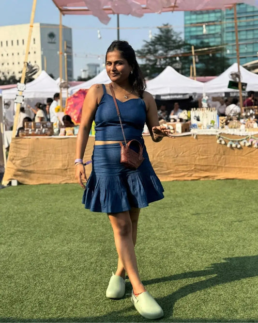 Denim Skirt Set - wearendlessbloom