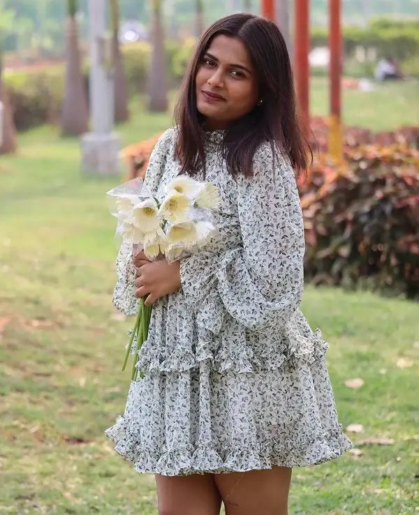 Flora Chiffon Dress - wearendlessbloom