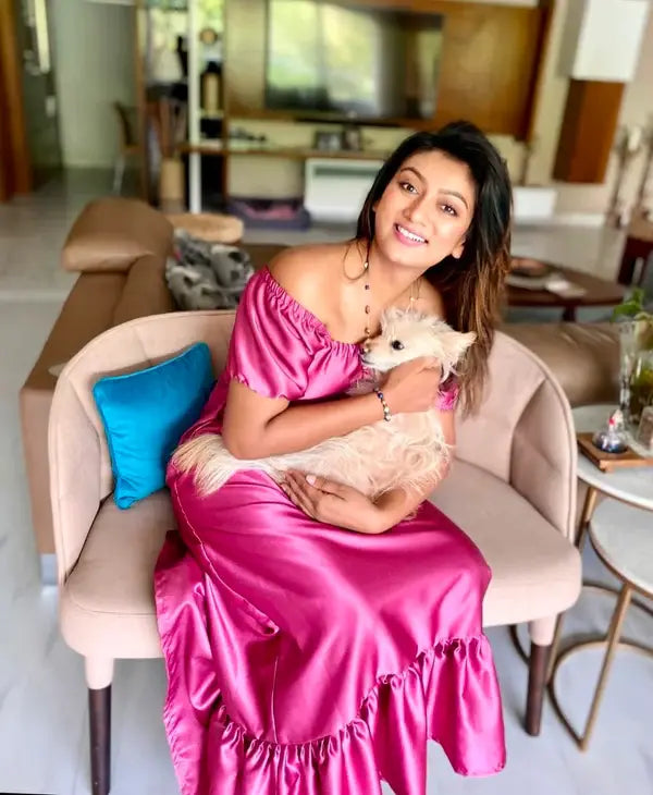 Off Shoulder Rose Pink Full Satin Dress - wearendlessbloom