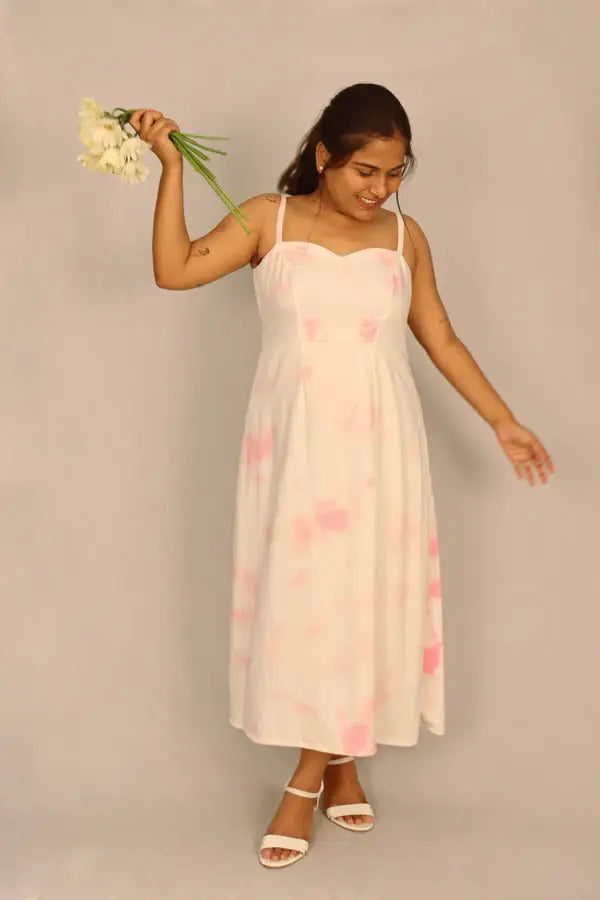 Tie And Dye Sleeveless Soft Cotton Dress - wearendlessbloom