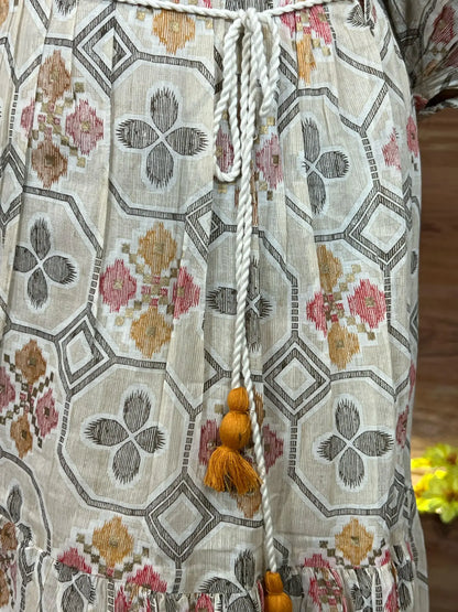 Bohemian Dress with Belt - wearendlessbloom