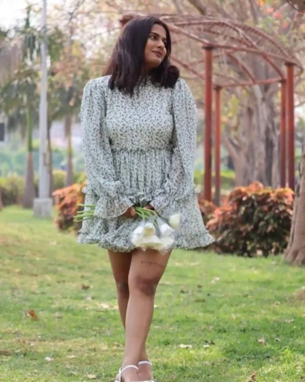Flora Chiffon Dress