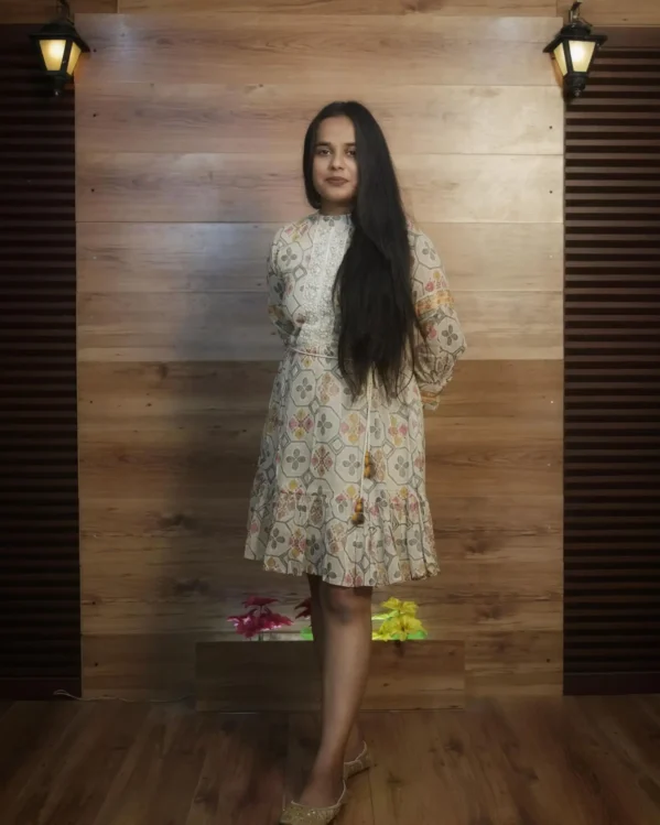 Bohemian Dress with Belt